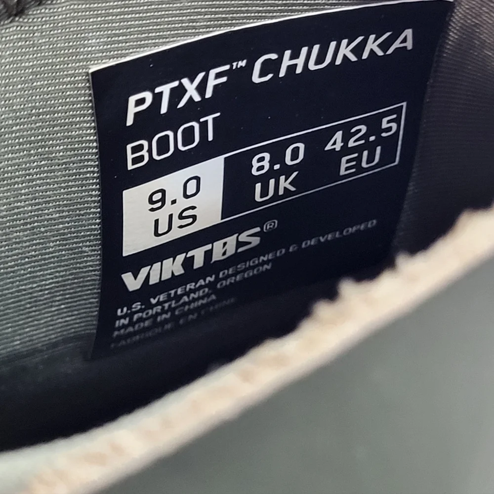 VIKTOS PTXF Chukka Boot Men's Size 9 Green Tactical